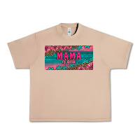 Burro pink roses mama of girls license plate Urban Heavy Tee - Artiststas