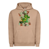 Pigment Burro Lucky Saurus Urban Hoodie - CowGirlArtShop
