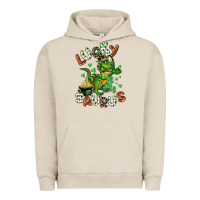 Pigment French Oak Lucky Saurus Urban Hoodie - CowGirlArtShop