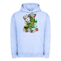 Pigment Grape Ice Lucky Saurus Urban Hoodie - CowGirlArtShop