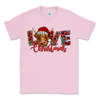 Bubblegum Pink love christmas highland cow and turquoise gemstone Classic Tee - Jasminsmagicworld
