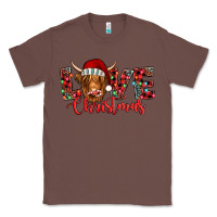 Chestnut love christmas highland cow and turquoise gemstone Classic Tee - Jasminsmagicworld