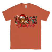 Copper love christmas highland cow and turquoise gemstone Classic Tee - Jasminsmagicworld