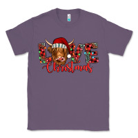 Lavender love christmas highland cow and turquoise gemstone Classic Tee - Jasminsmagicworld