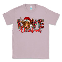 Lilac love christmas highland cow and turquoise gemstone Classic Tee - Jasminsmagicworld