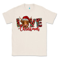 Natural love christmas highland cow and turquoise gemstone Classic Tee - Jasminsmagicworld