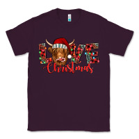 Plum love christmas highland cow and turquoise gemstone Classic Tee - Jasminsmagicworld