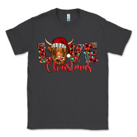 Smoke love christmas highland cow and turquoise gemstone Classic Tee - Jasminsmagicworld