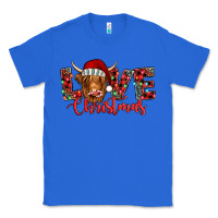 True Royal love christmas highland cow and turquoise gemstone Classic Tee - Jasminsmagicworld