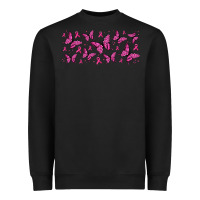 Black breast cancer butterflies Heavyweight Sweatshirt - Jasminsmagicworld