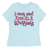Baby Blue i wear pink for all warriors Ladies Tee - JahusDesignShop
