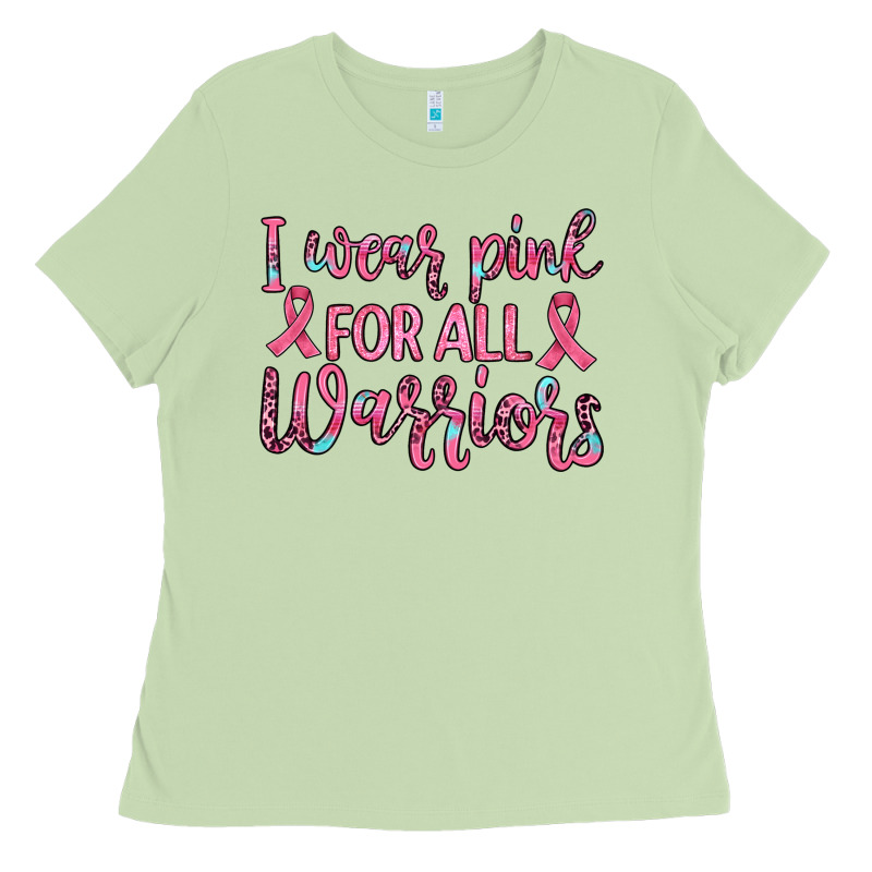 I Wear Pink For All Warriors Ladies Tee by JahusDesignShop | Teevron