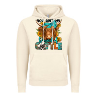 Vintage Artic you ain't my brand of cattle longhaired cow Vintage Hoodie - Jasminsmagicworld