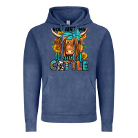 Vintage Denim you ain't my brand of cattle longhaired cow Vintage Hoodie - Jasminsmagicworld