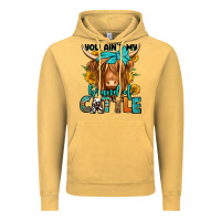 Vintage Mustard you ain't my brand of cattle longhaired cow Vintage Hoodie - Jasminsmagicworld