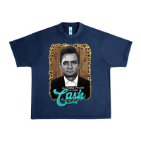 Navy johnny cash Urban Heavy Tee - AdoDesignShop