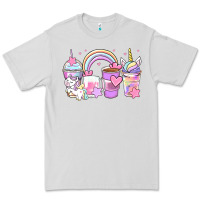 Dove Grey unicorn coffee cups Premium Tee - Zillion Design Studio