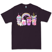 Plum unicorn coffee cups Premium Tee - Zillion Design Studio