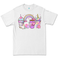 White unicorn coffee cups Premium Tee - Zillion Design Studio