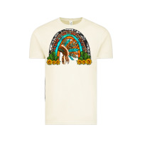 Vintage Arctic indian headdress cactus and sunflowers rainbow Vintage Tee - Artiststas