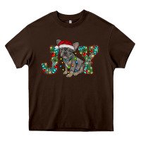 French Bulldog Christmas Joy Heavy Core Tee | Teevron