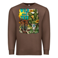Chestnut wild and free cowgirl boots Premium Sweatshirt - RanaPortraitStore