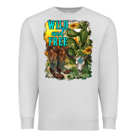Dove Grey wild and free cowgirl boots Premium Sweatshirt - RanaPortraitStore