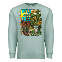 Seafoam wild and free cowgirl boots Premium Sweatshirt - RanaPortraitStore