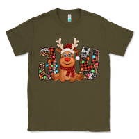 Army Green joy christmas reindeer Classic Tee - Jasminsmagicworld