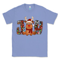 Joy Christmas Reindeer Classic Tee | Teevron