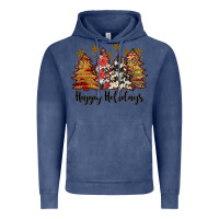 Vintage Denim happy holidays Vintage Hoodie - JahusDesignShop