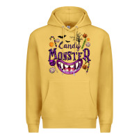 Antique Gold Candy Monster Premium Hoodie - texasbilliewilder