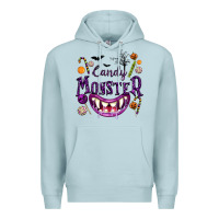 Blue Mist Candy Monster Premium Hoodie - texasbilliewilder
