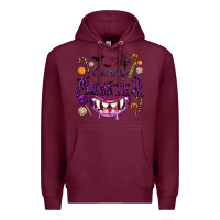 Burgundy Candy Monster Premium Hoodie - texasbilliewilder
