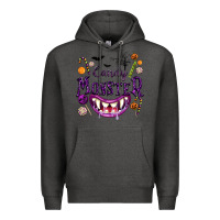 Charcoal Heather Candy Monster Premium Hoodie - texasbilliewilder