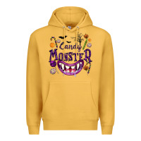 Mustard Candy Monster Premium Hoodie - texasbilliewilder