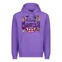 Purple Candy Monster Premium Hoodie - texasbilliewilder