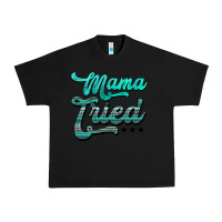 Black mama tried aztec turquoise Urban Heavy Tee - AdoDesignShop