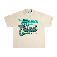Sandshell mama tried aztec turquoise Urban Heavy Tee - AdoDesignShop
