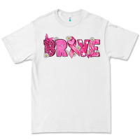 White Breast Cancer Brave Premium Tee - texasbilliewilder