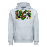 Heather Grey Western luck St. Patrick's Day Urban Hoodie - CowGirlArtShop