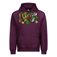 Mauve Wine Western luck St. Patrick's Day Urban Hoodie - CowGirlArtShop