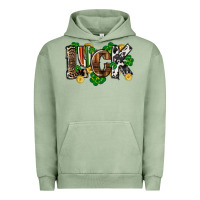 Pigment Oil Green Western luck St. Patrick's Day Urban Hoodie - CowGirlArtShop