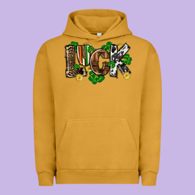 Western Luck St. Patrick's Day Urban Hoodie Designed By Cowgirlartshop