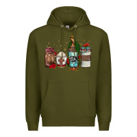Army Green our lady of guadalupe coffee Premium Hoodie - JahusDesignShop