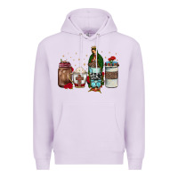 Lilac our lady of guadalupe coffee Premium Hoodie - JahusDesignShop