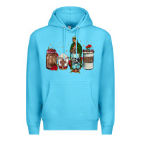 Ocean Blue our lady of guadalupe coffee Premium Hoodie - JahusDesignShop