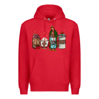 Red our lady of guadalupe coffee Premium Hoodie - JahusDesignShop