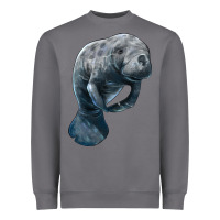 Storm Manatee Illustrations Heavyweight Sweatshirt - LillyAllenDesigns