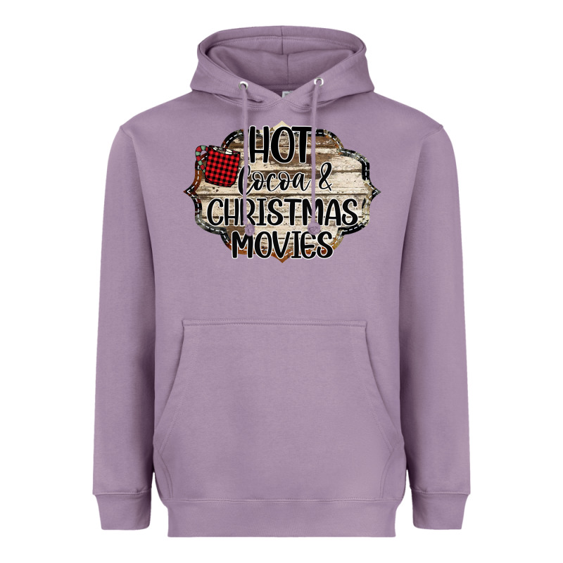 Hot Cocoa And Christmas Movies Heavyweight Hoodie by Bettercallsaul | Teevron